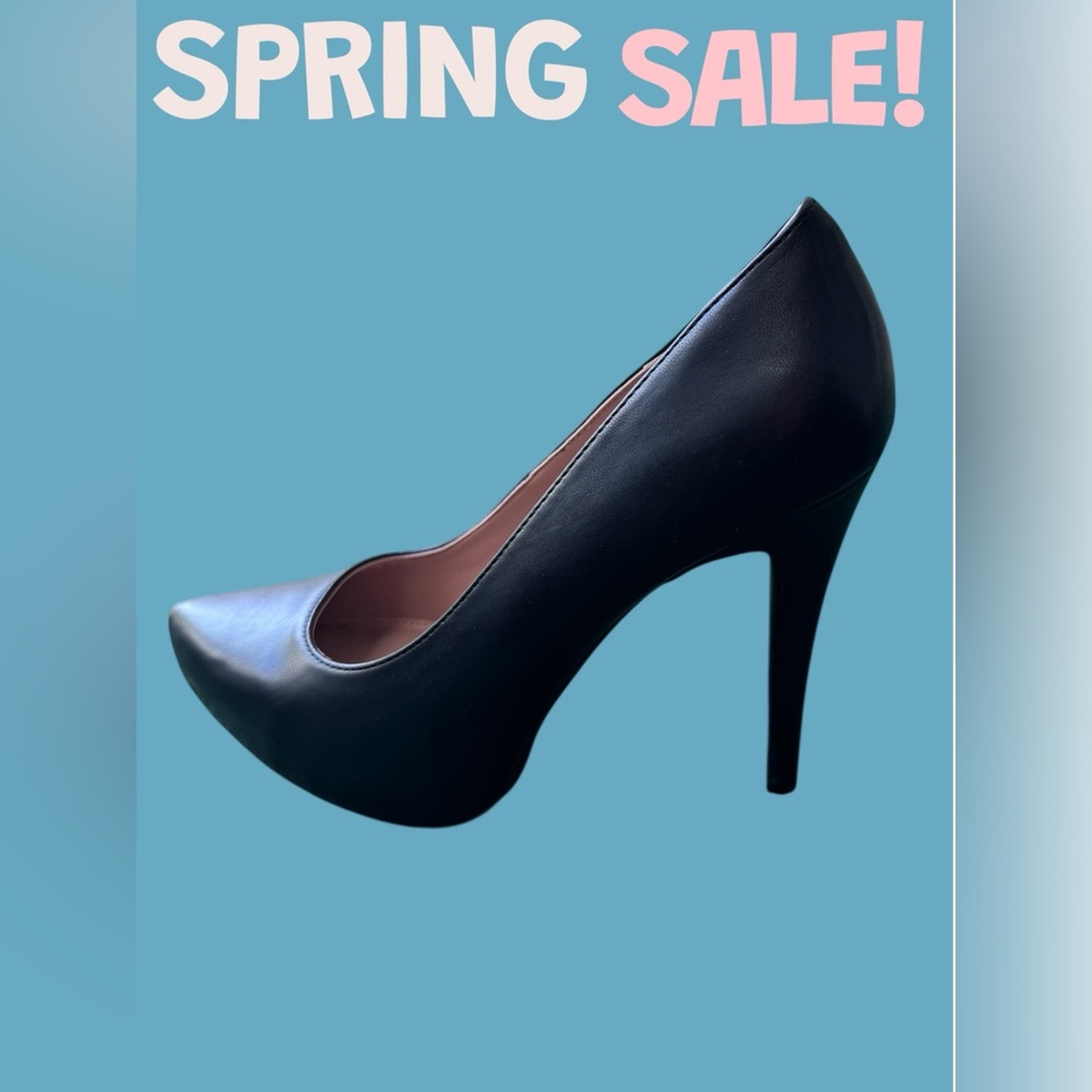BCBGeneration‎ Black Heels- Size 9 - Picture 2 of 7